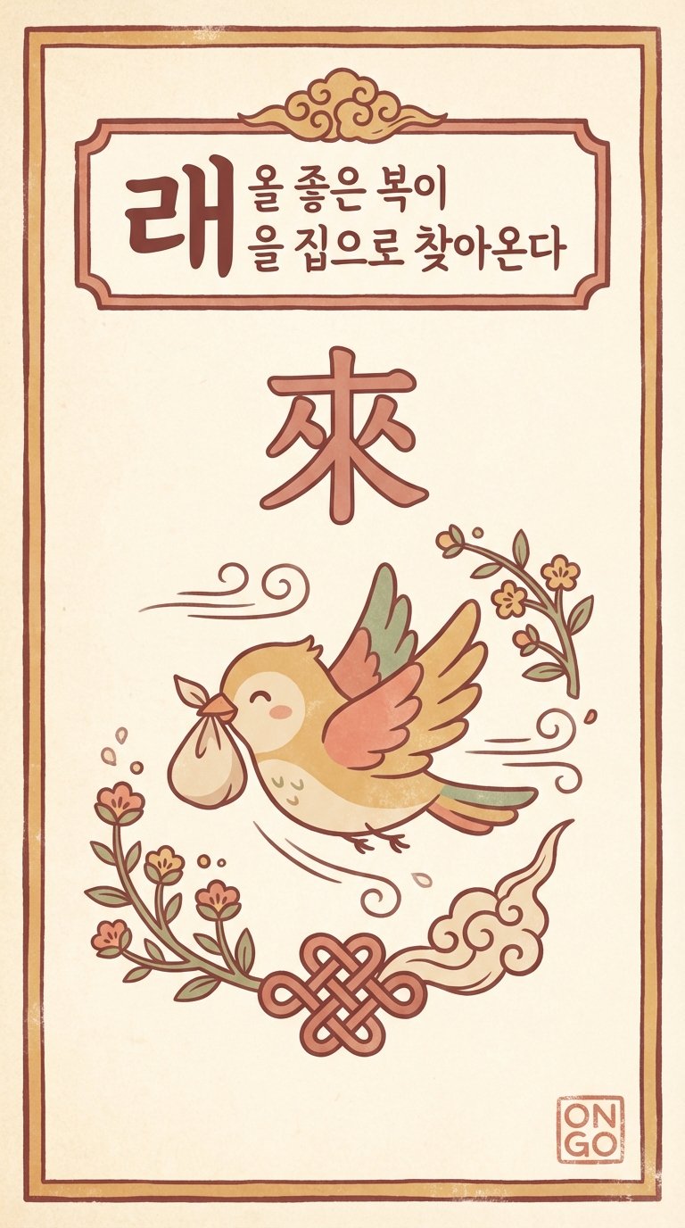 來 부적
