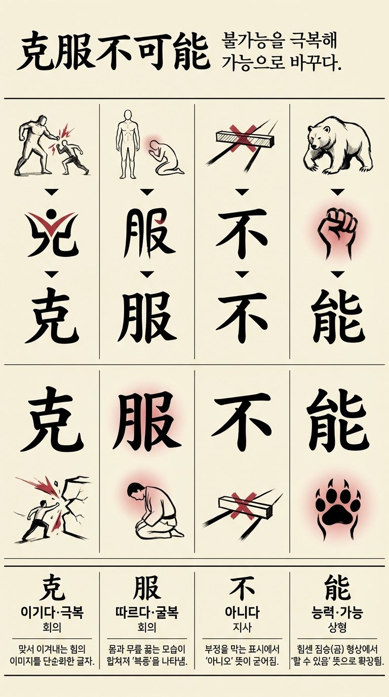 극복불가능 한자 형성