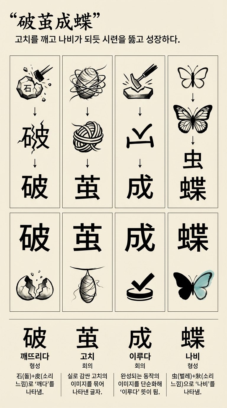 파견성접 한자 형성