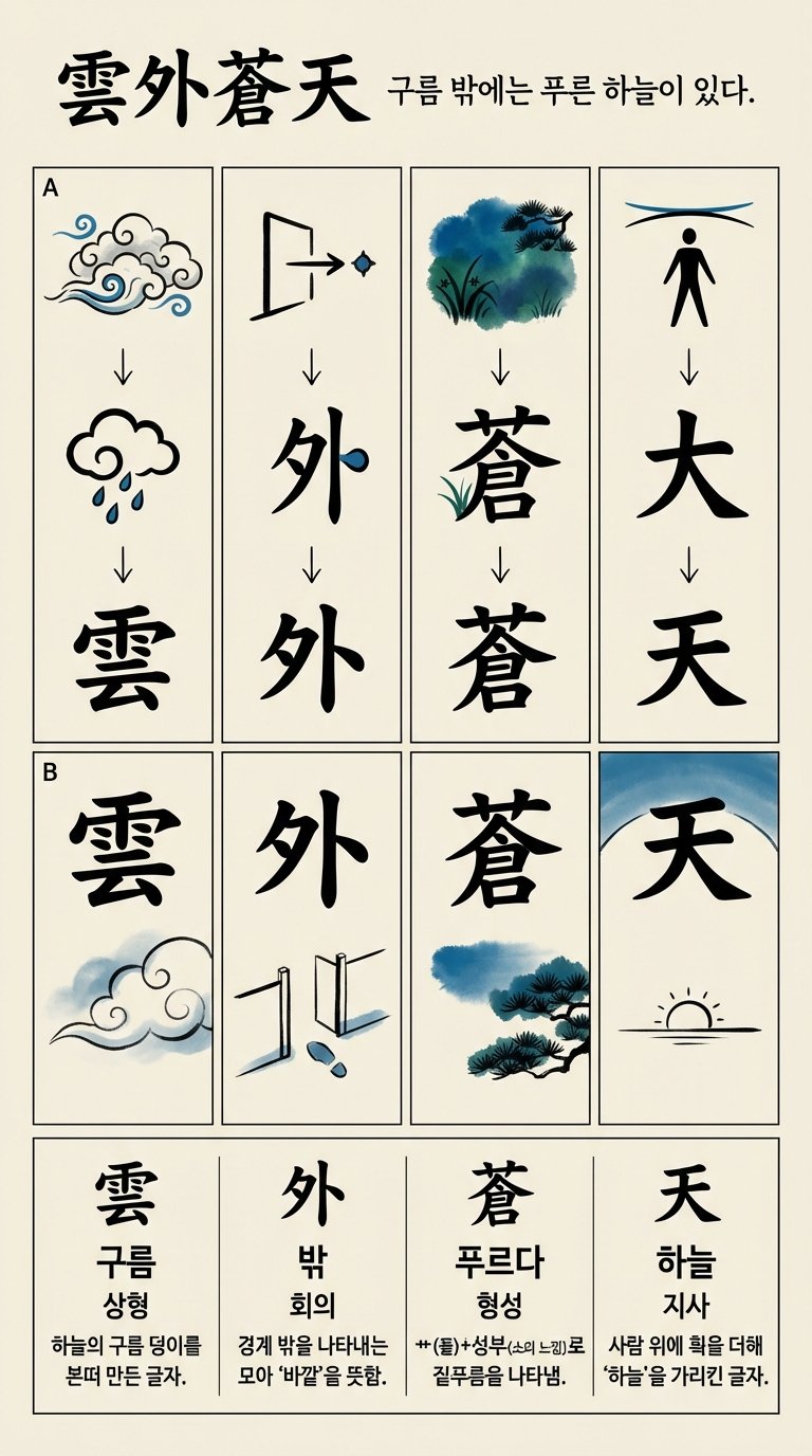 雲外蒼天 Hanja Formation