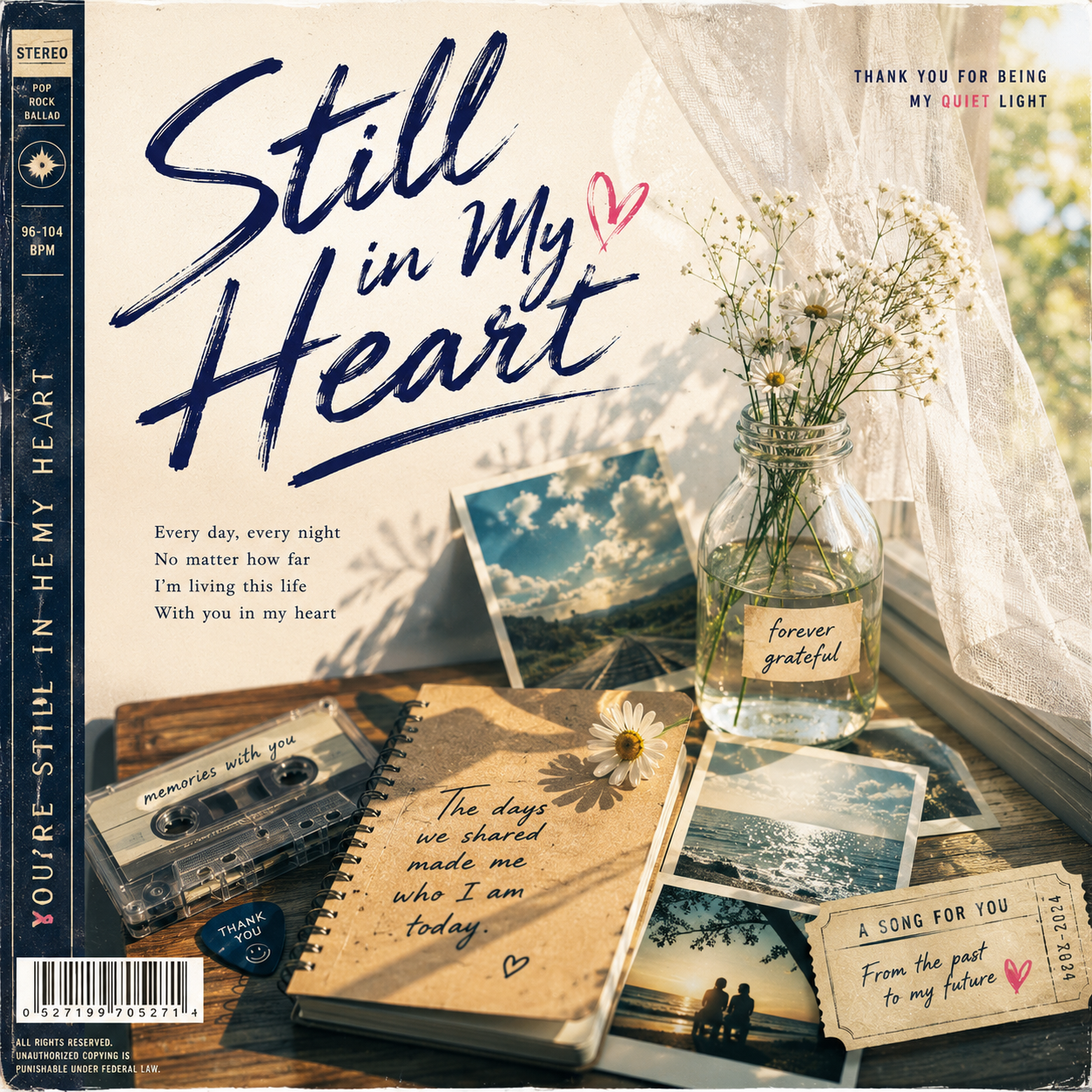 刻骨難忘 각골난망 - Still in My Heart (刻骨難忘) 고사성어 음악 앨범 커버
